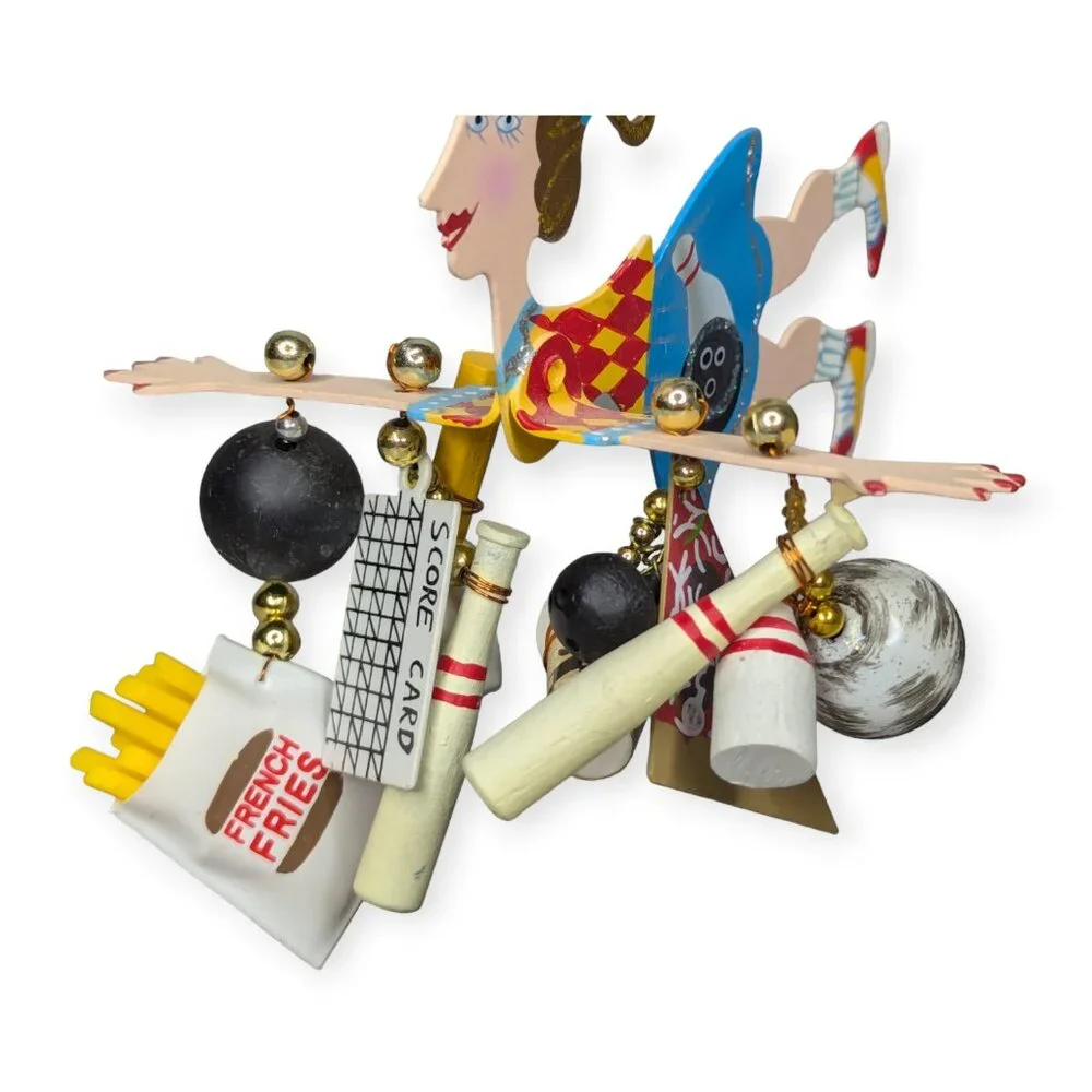 Silvestri by Karen Rossi Fanciful Flights Lady Bowler Ornament
